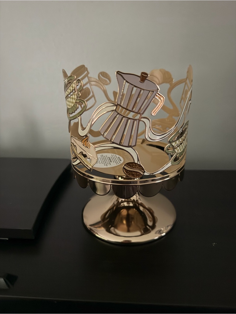 Bath and Body Works Coffee 3 wick candle holder